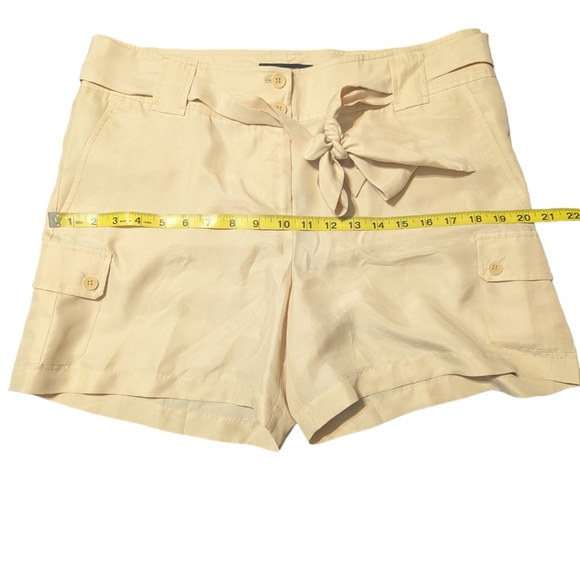 100% Silk Cargo Shorts NWT - Picture 2 of 6